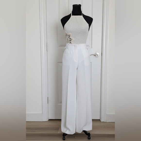 ZARA - Elegant White Women's Pants - Picture 1 of 4